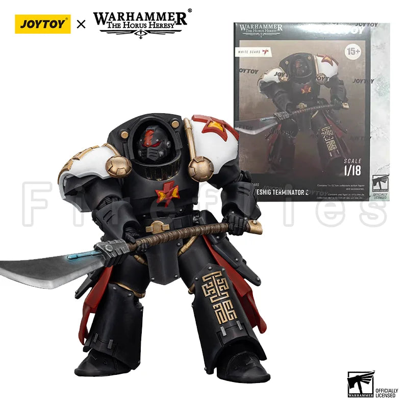 1/18 JOYTOY Action Figure The Horus Heresy White Scars Legion Praetor Ebon Keshig Terminator Anime Toy
