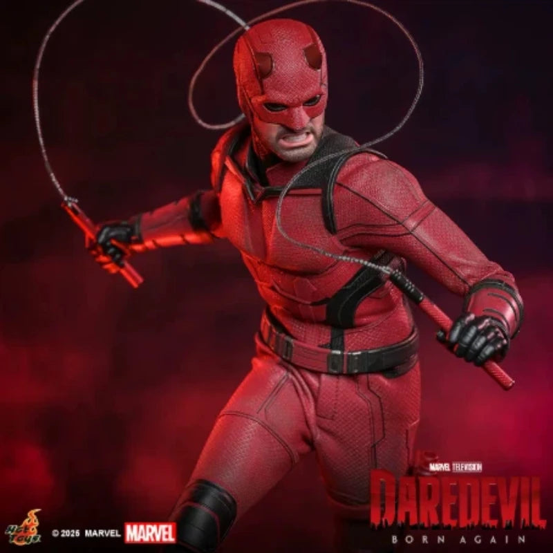 Hot Toys Daredevil Born Again 1 6 Scale Collectible Action Figure Marvel Superhero For Adult Collection Hobby Enthusiasts Gift