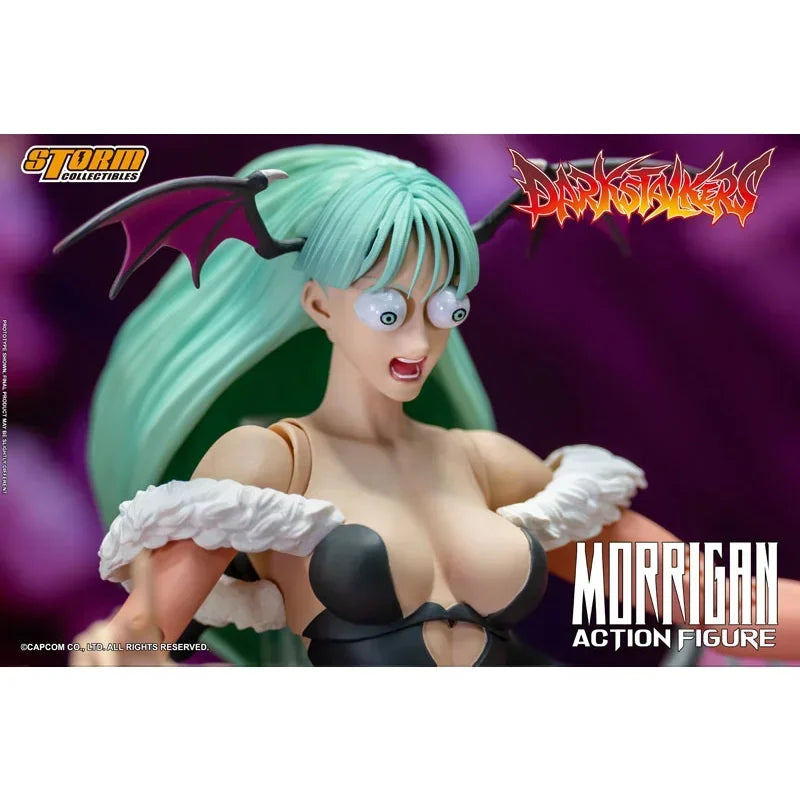 Original Storm Toys Darkstalkers Morrigan Aensland in Stock Figure Model Collection Toy Gift