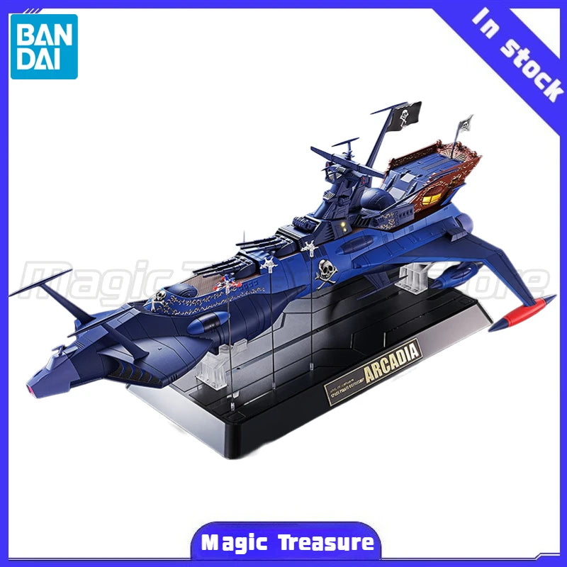 【MT】Original BANDAI SPIRITS Soul of Chogokin GX-93 Space Pirate Captain Harlock DeathShadow Action Figure Toy Model Collection
