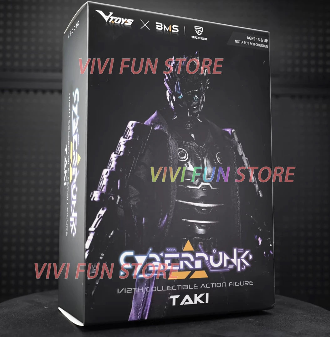 In Stock Originate Vtoys VSD010 Cyberpunk TAKI Knight Movable Model Toys 12TH COLLECTIBLE ACTION FIGURE
