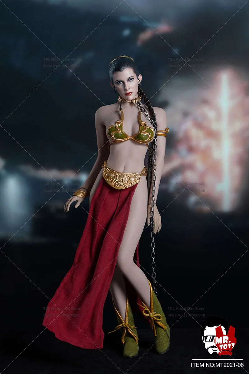 MT2021-08 1/6 Scale Leia Planet Princess Head Sculpture Clothes Accessories Set Fit 12'' PH S12D Female Action Figure Body