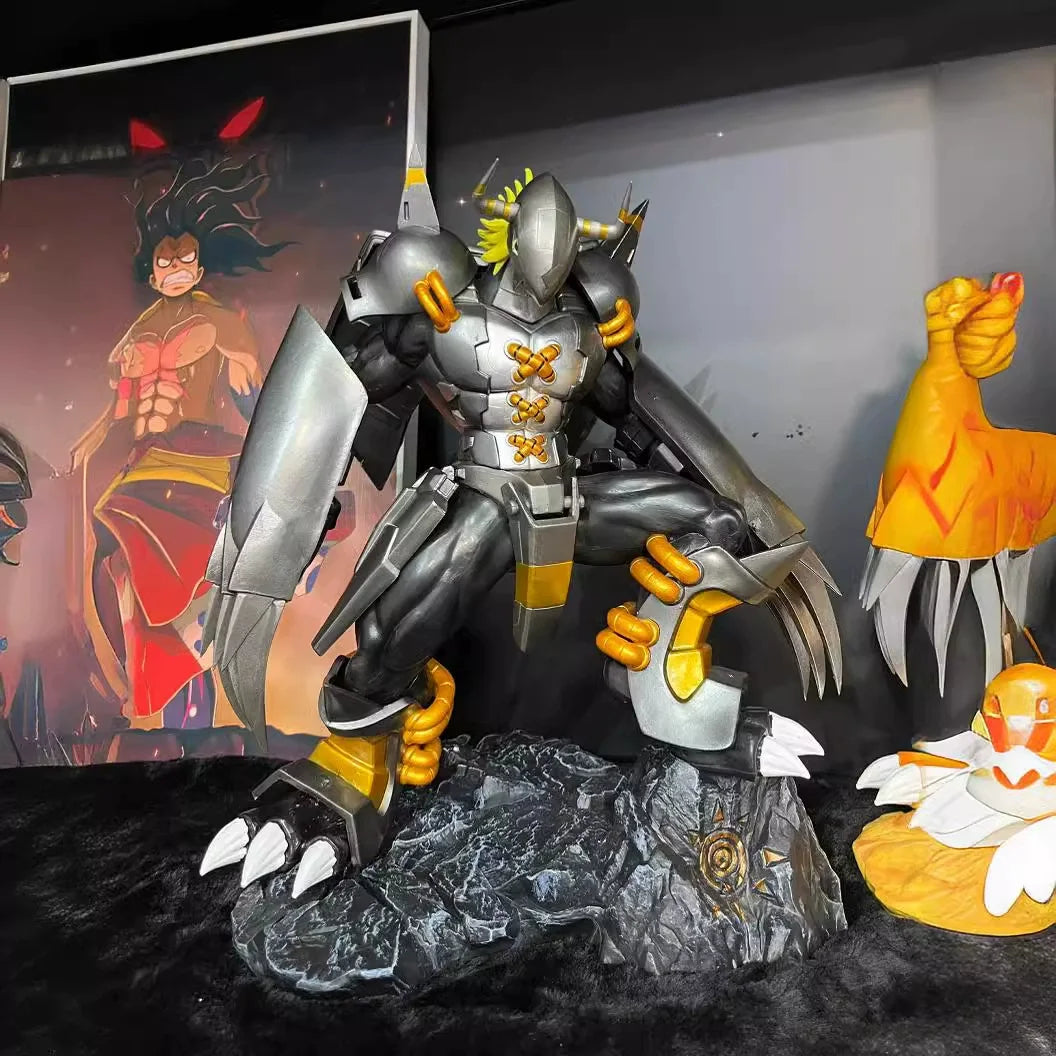Digimon Adventure Taichi with Whistle & WarGreymon Anime Figure Set Collectible Statue Gift for Fans