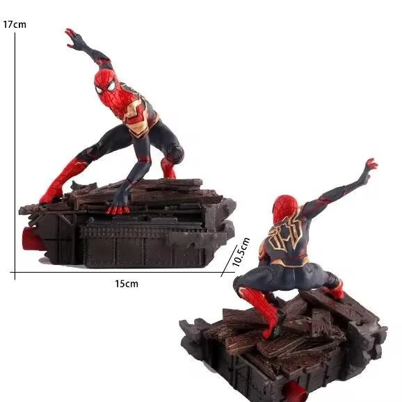 Spider-Man Action Figure Set - 3-Piece Collectible Model Statue for Desktop Decoration Ideal Gift for Fans And Collectors