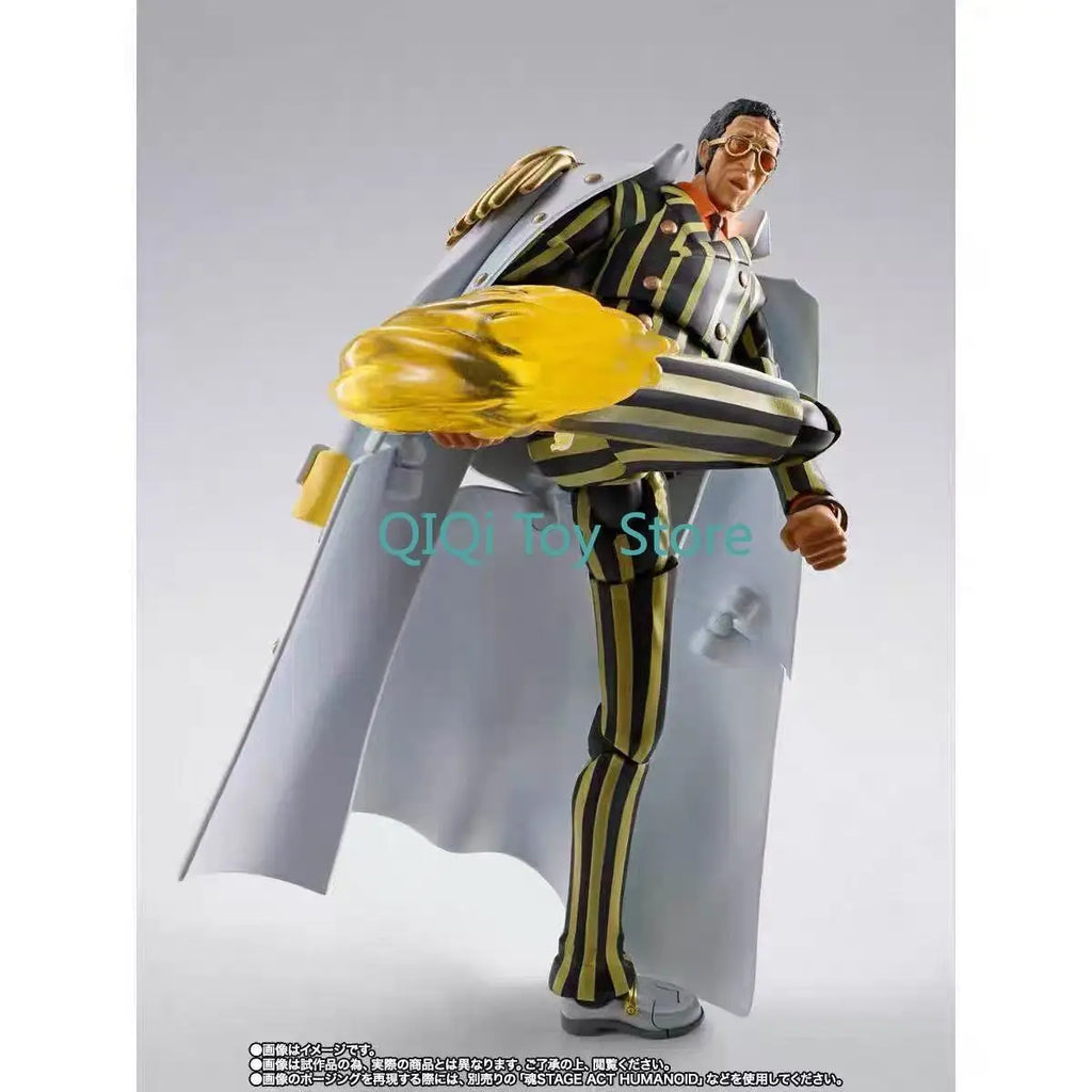 in stock Bandai SHF Admiral Huang Ape Porusalino Egg Head Island Soul Limit Boy's gift model