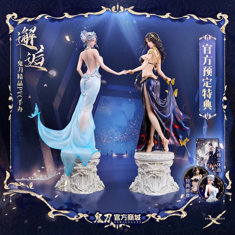 Genuine Bearpanda X Ghost Blade Encounter Ver. 1/6 Hai Qinyan/Aeolian 40cm Action Figures Desktop Decoration Collect Model Gift