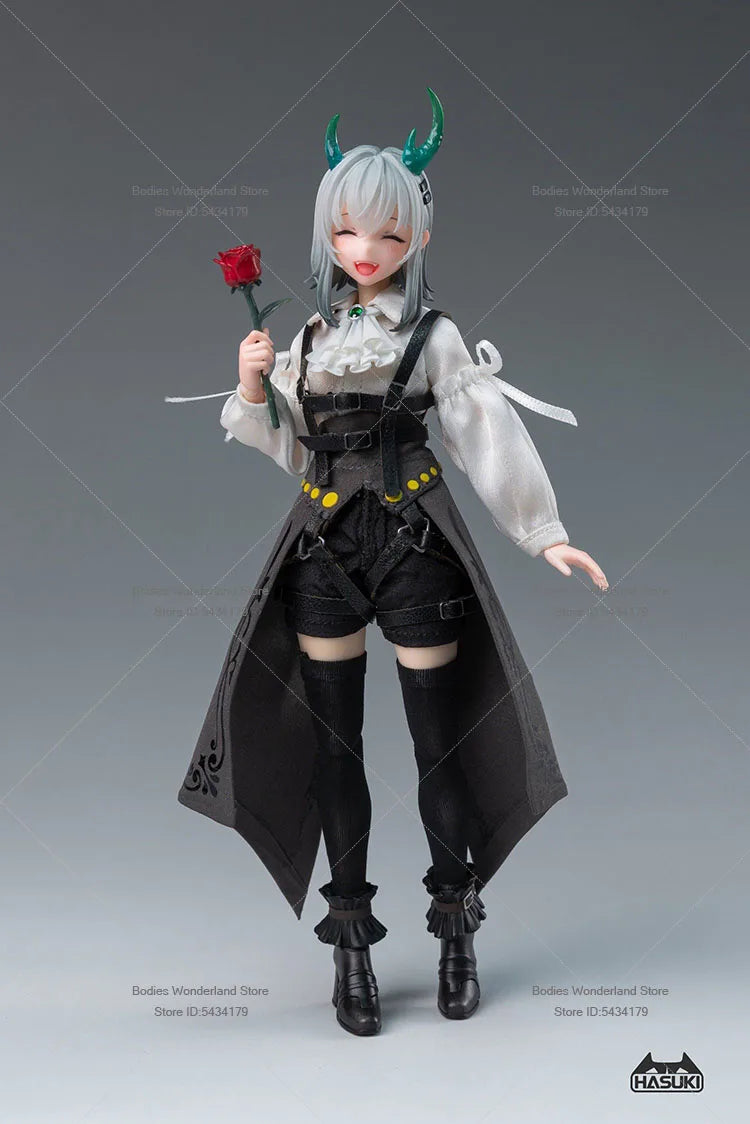 HASUKI PA008 1/12 Scale 6inch Action Figure Doll Female Soldier Rose Knight Gloria Pocket Art Collection in Stock