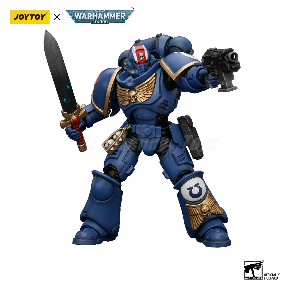 JOYTOY Warhammer 40K Ultramarines Heroes Of The Chapter Action Figures Doll Decoration Gift Collection Original Model Figure