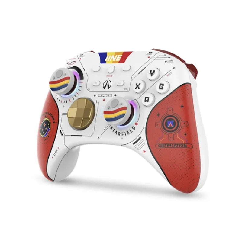 IINE Ares Starry Sky Bluetooth Wireless Gamepad Joystick Hall Magnetic NFC Game Handle Controller for PC Steam Switch xbox NS