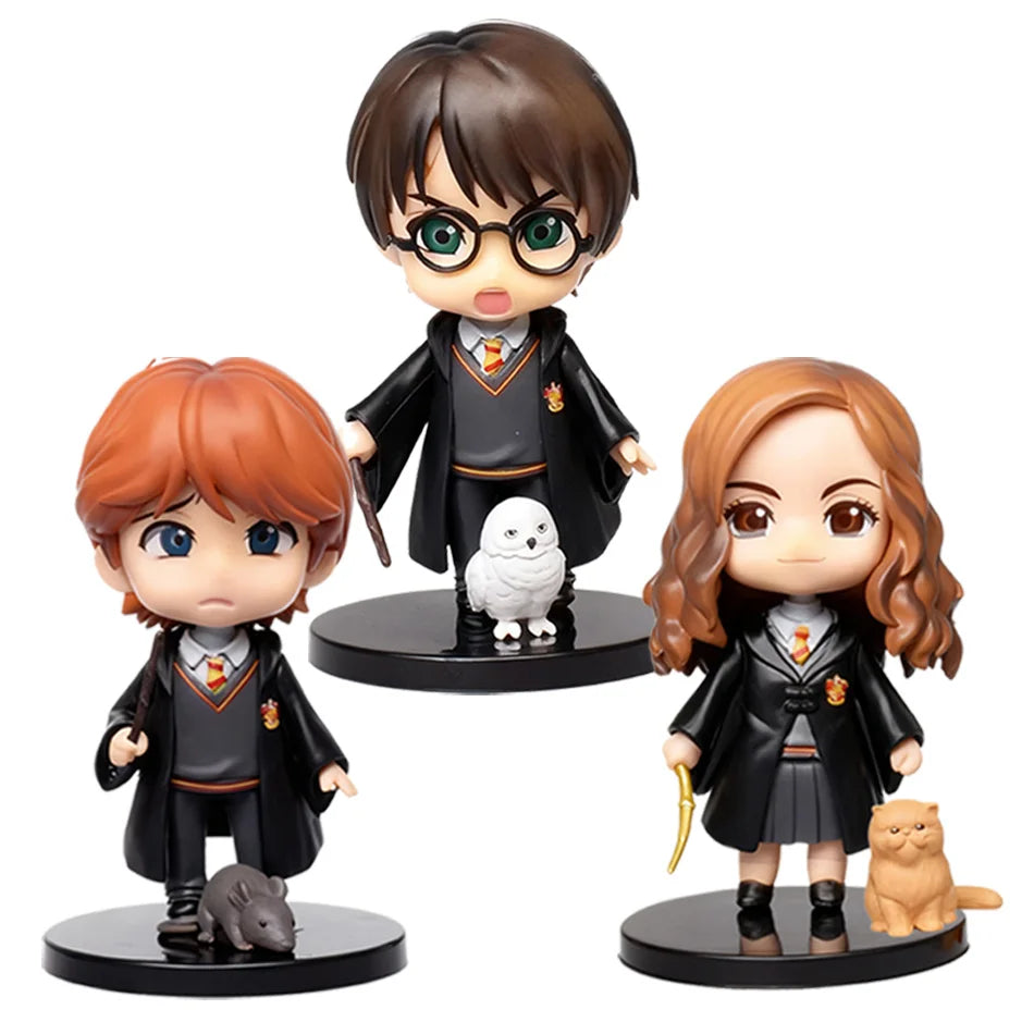 10cm Original Q Posket  Series Version Role Draco Malfoy Hermione Action Figure Anime Collectible Kids Doll