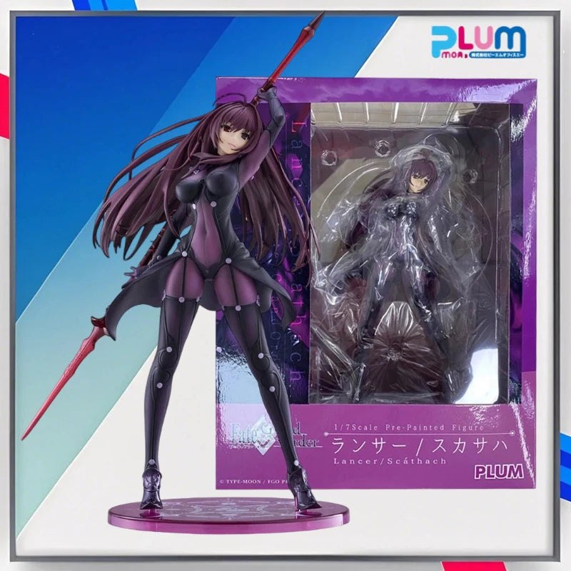 In Stock 31CM Anime Fate/Grand Order  Scathach Figure 1/7 Lancer Stand Model Toy Doll Action Figure PVC Collect Gifts