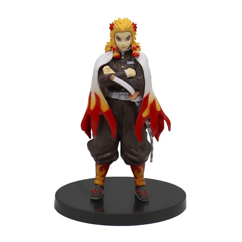 Anime Demon Slayer Kimetsu No Yaiba Sanemi Mitsuri Obanai Muichirou Kyoujurou Tengen PVC Action Figures Model Dolls Toys Gifts