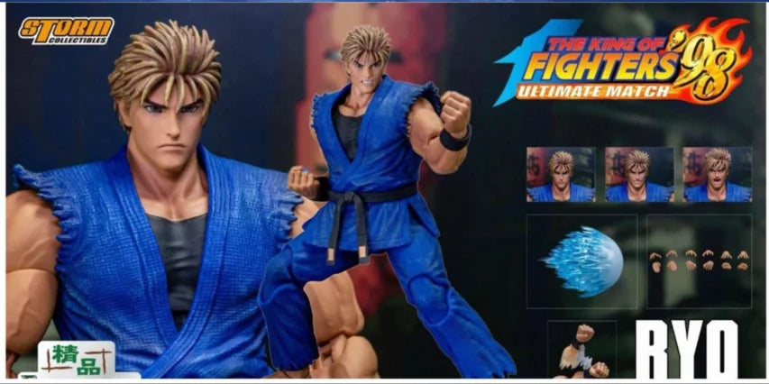 New Storm Toys Original 1/12 KOF King of Fighters 98 Ryo Sakazaki Game Mobile Doll Model Handmade Toy Gift Collection in Stock
