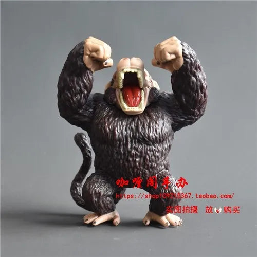 Japanese Bandai Genuine Scale Model Dragon Ball Golden Ape Vegeta IV Orangutan Son Goku Q Version Hand Model Action Figure Toy