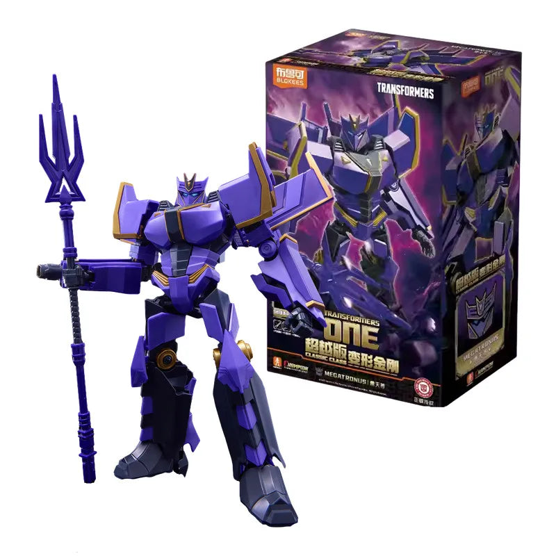 BLOKEES Transformers Optimus Prime Season 3 Sentinel Prime Blitzwing Bumblebee Megatron Garage Kit Action Figure Collect Toys