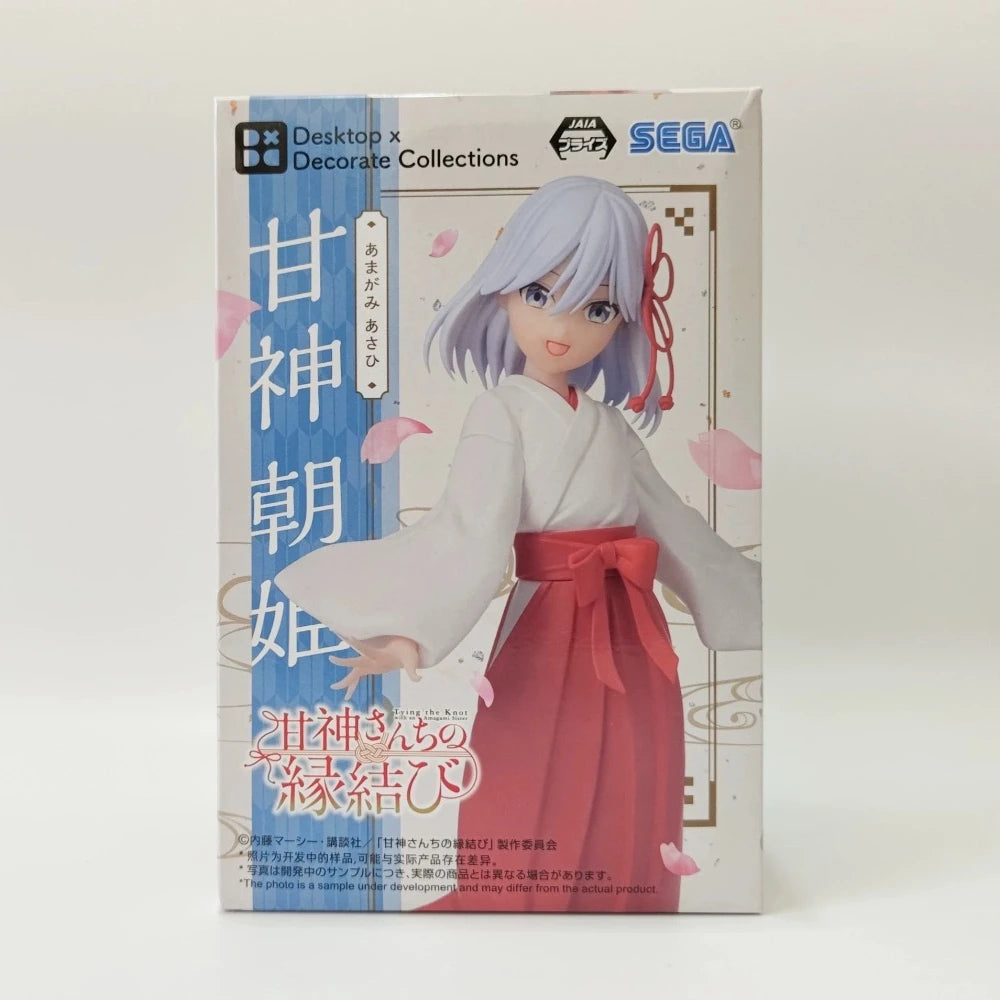 In Stock SEGA Original Genuine Amagami-san Chi No Enmusubi Amagami Asahi Desktop×Decorate Collections 15.5cm Model Toy Figures