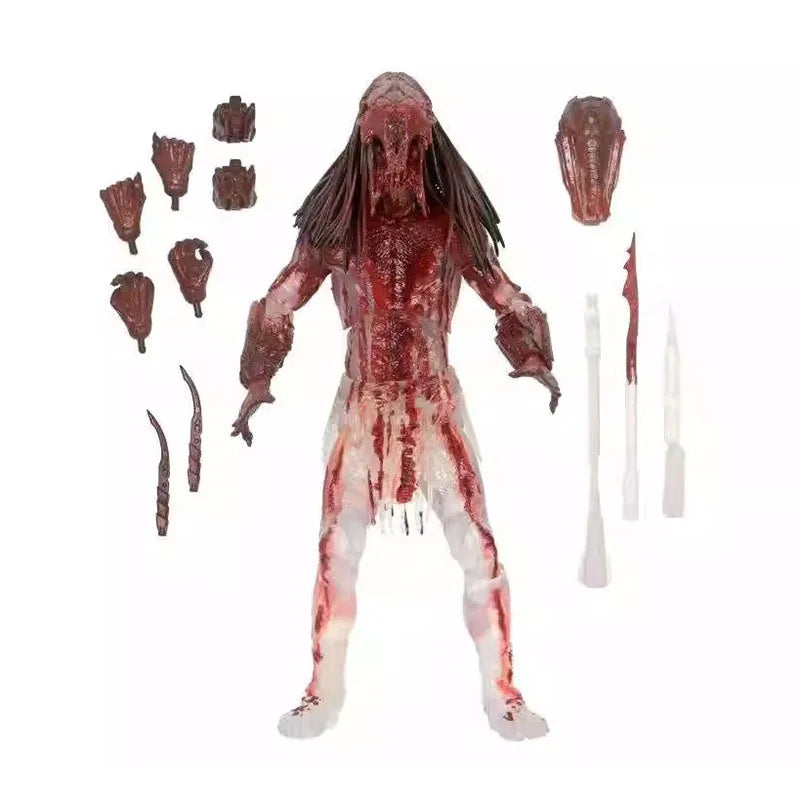 NECA 51727 Toys Prey Action Figure Ultimate Feral Bear Blood Predator 18 cm Original Anime Doll Collection Model Gift