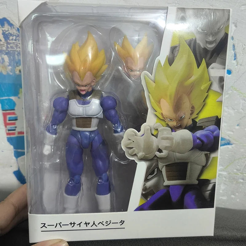 Super Saiyan Vegeta S.H.Figuarts Dragon Ball Z DBZ Action Figure Model Toys Room Ornament Gift