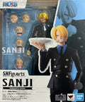 Bandai Original Anime Figure One Piece S.H.Figuarts SANJI -ROMANCE DAWN-Action Figurine Toys Model Toy Gift for children