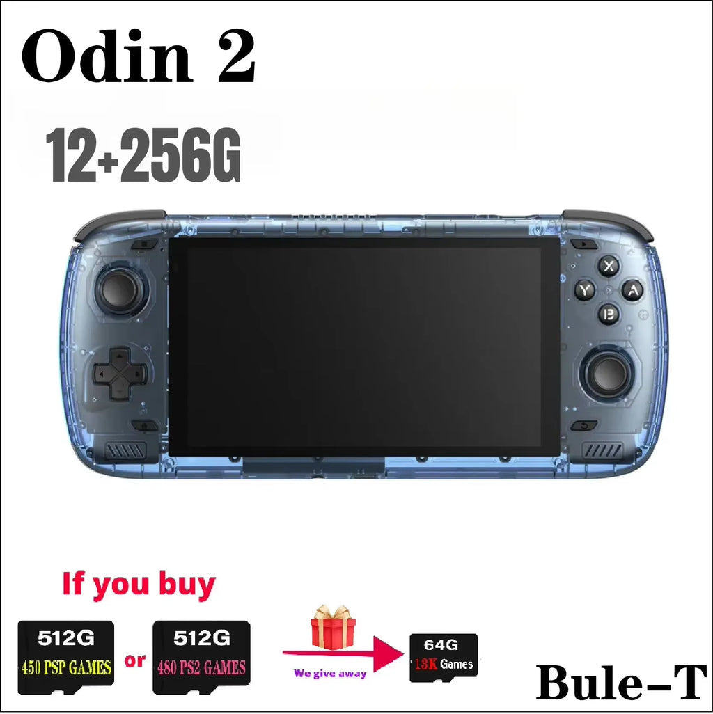 Ayn Odin 2  Retro Handheld Video Player Game Console 6Inch Touch Screen  Android13 8G+128G wukong black myth PSP PS2 480Game