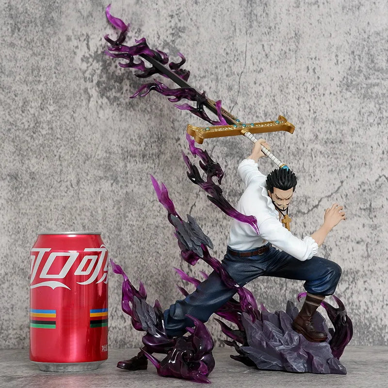 Neue Hawkeye Figuren One Piece Mi Hawk Action-Cartoon-Figur 35 cm PVC-Statue Modell Ornament Dekoration Kinderspielzeug Geschenke
