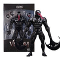 SHF Venom Carnage Action Figure Joint Movable Toys Venom Legends Change Face Statue Model Doll Collectible Kids for Toy Gift