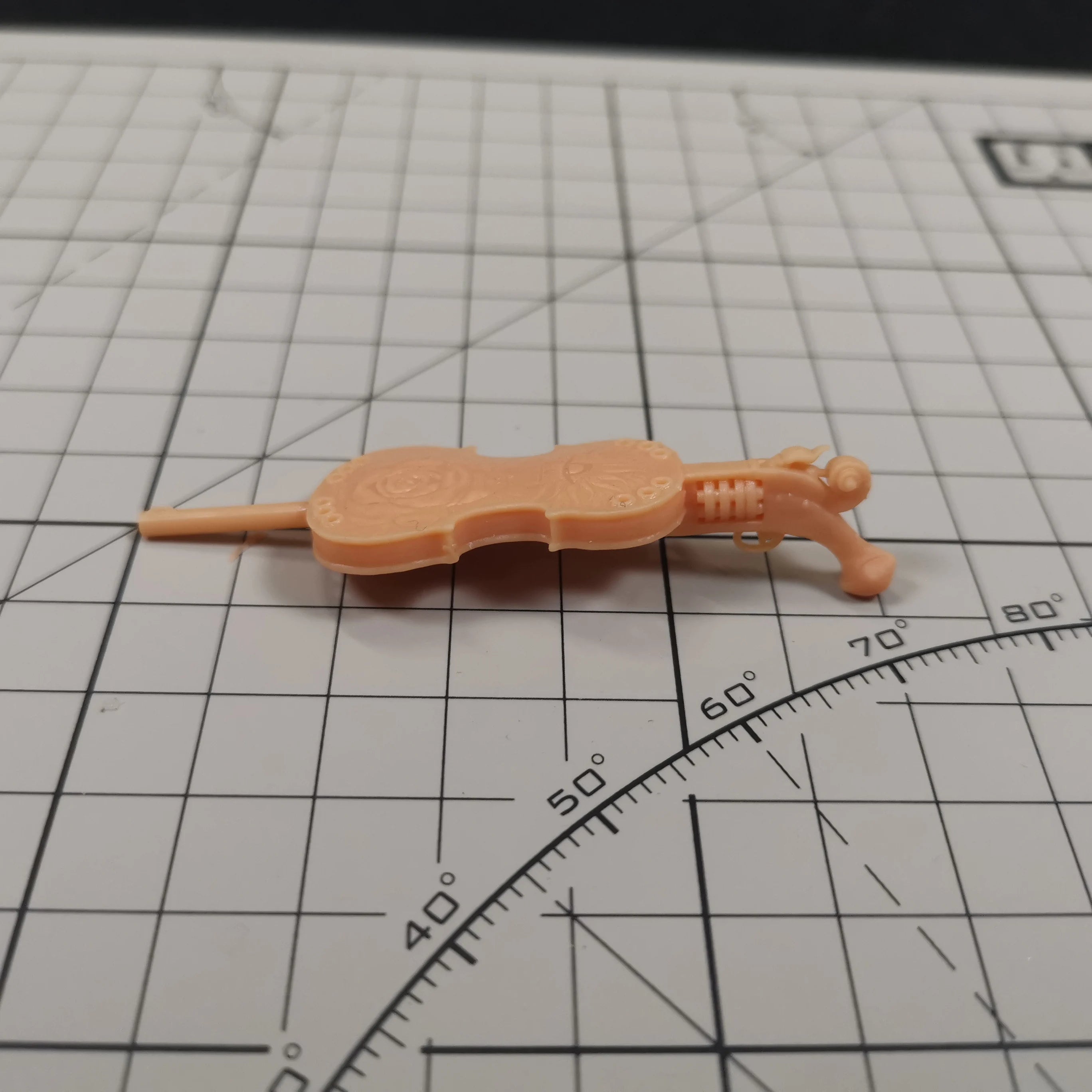 【No Figure】1/12 Scale Female Resin Unpainted Conversion Parts Violin - Shaped Fit Kotobukiya Model For Collection For DIY