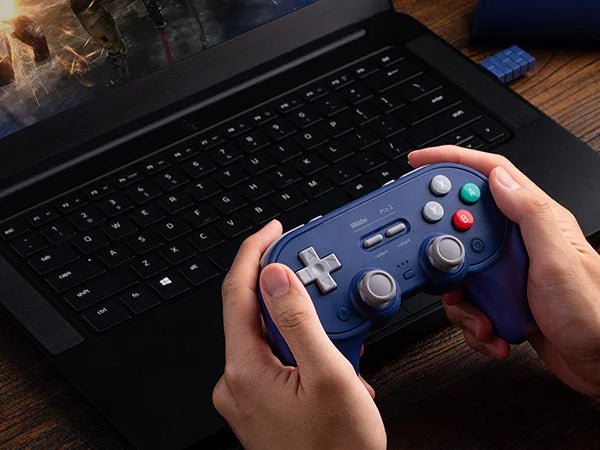 8BitDo - Pro 3 Bluetooth Controller for Switch 1/2 Windows, Apple, with TMR Joysticks, Switchable Triggers, Swappable Button