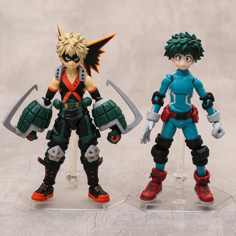Figma Katsuki Bakugo 443 Midoriya Izuku 323 Action Figure Figurine Collection Model Toy