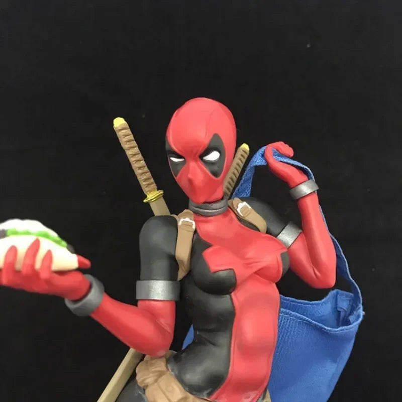 24cm X-MAN Super Hero Deadpool Beautiful Girl Action Figure Anime Hobby Collectible Model Toy Figures Gifts