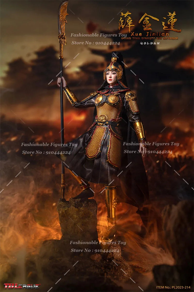 TBLeague 1/6 Women Soldier Xuejinlian Brave Tang Dynasty Female Generals 12Inch Full Set Action Figure Body Collectib