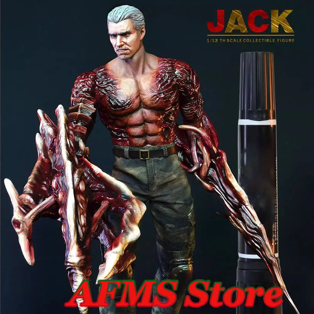 BY-ART BY-G04 1/12 Scale Collectible Figure Jack Major Villain Doll Full Set 6Inch Men Soldier Action Figure Model Toys