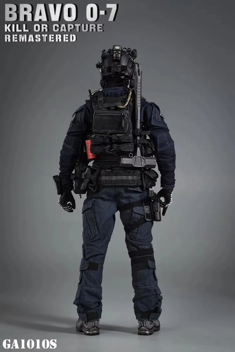 Easy&Simple ES GA1010S 1/6 Scale Soldier Bravo 0-7 Kill Black Version Full Set 12" Action Figure Model Toy In Stock
