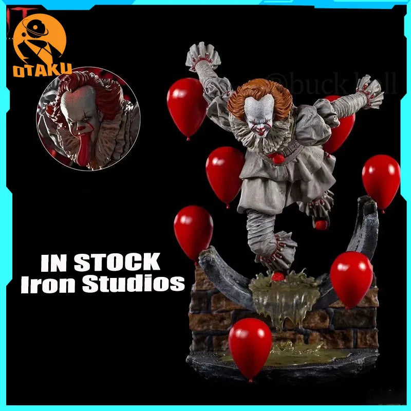 1/10 Iron Studios Movie Stephen King'S It Pennywise Joker Action Figure Anime Figure Pvc Statue Collection Model Desk Toy Gift