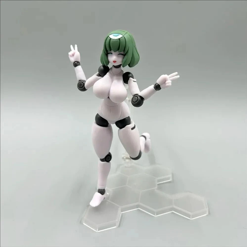 Polynian Fll Janna Anime Figure Iana Action Figurine Robot Neoanthropinae Polynian Pvc Statue Model Doll Decoration Toy Gift