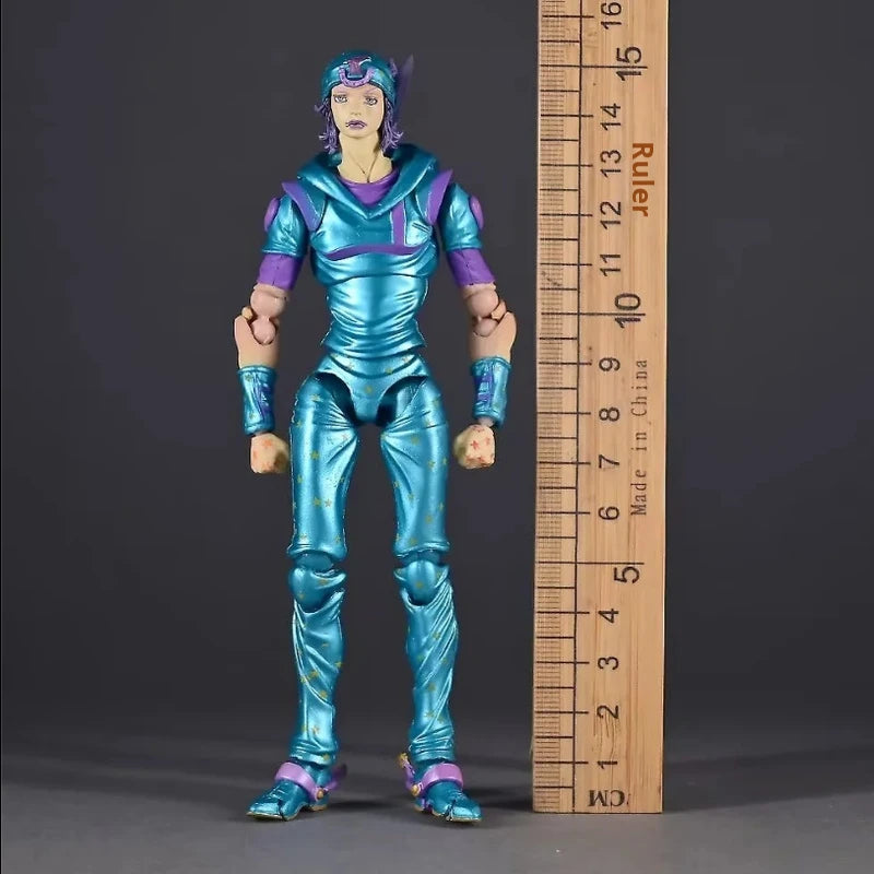 Hot New Medicos Jojo'S Bizarre Adventure Johnny Joestar Action Figure Anime Model Toys Desktop Model Toy Boys Gifts