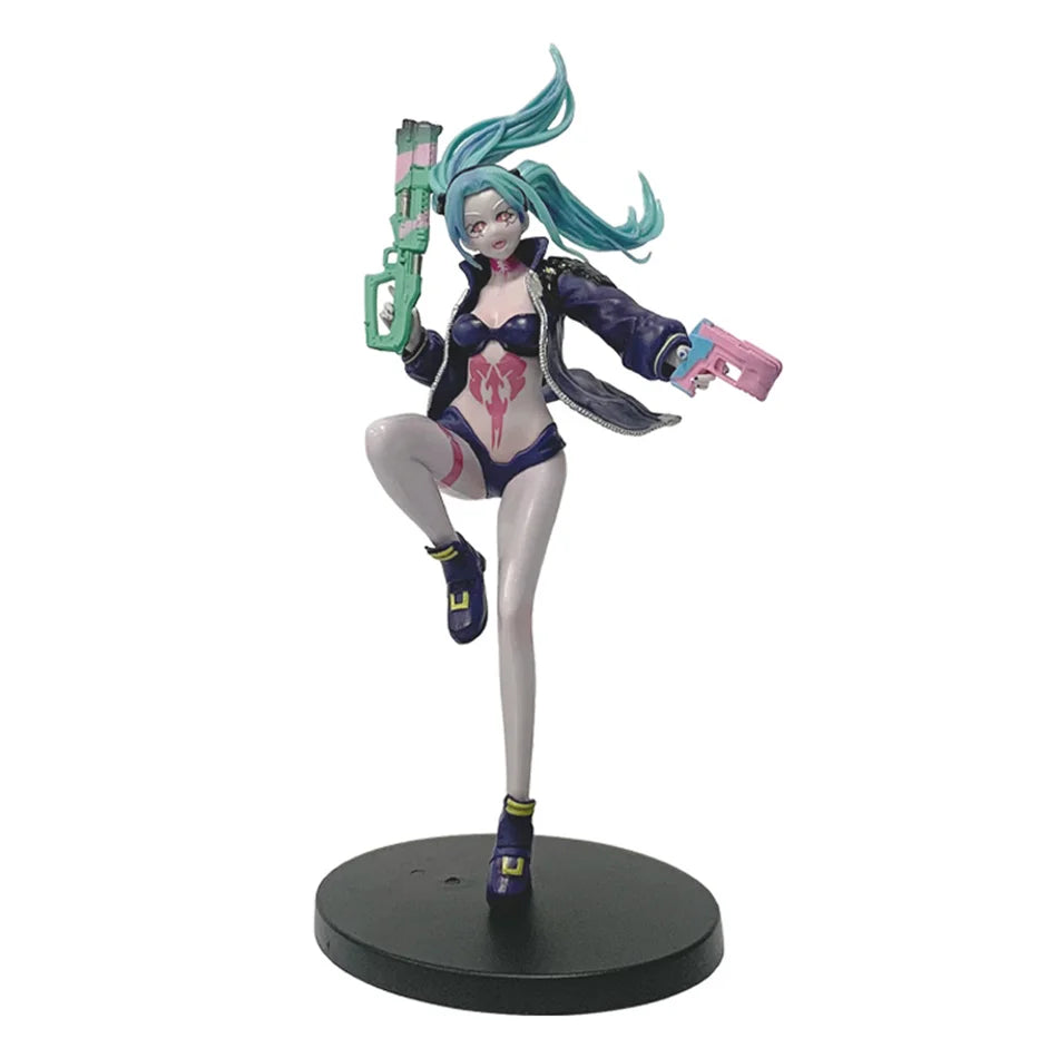 Anime-Spiel Cyberpunk: Edgerunners 17–22 cm Lucy Rebecca David Martinez Mond Actionfigur Spielzeug Anhänger Weihnachtsgeburtstagsgeschenk