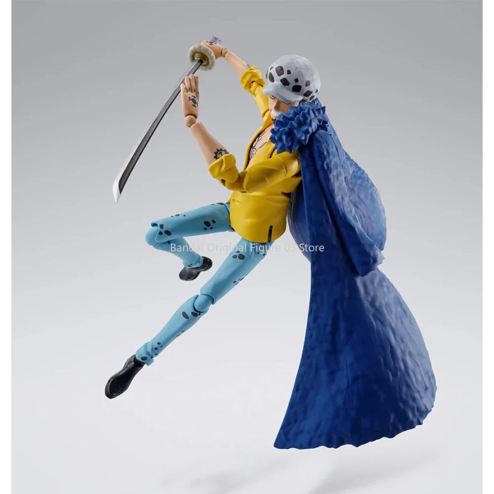 Original One Piece SHFiguarts Trafalgar Law Figur Der Überfall auf Onigashima Actionfigur PVC Sammlermodell Spielzeug