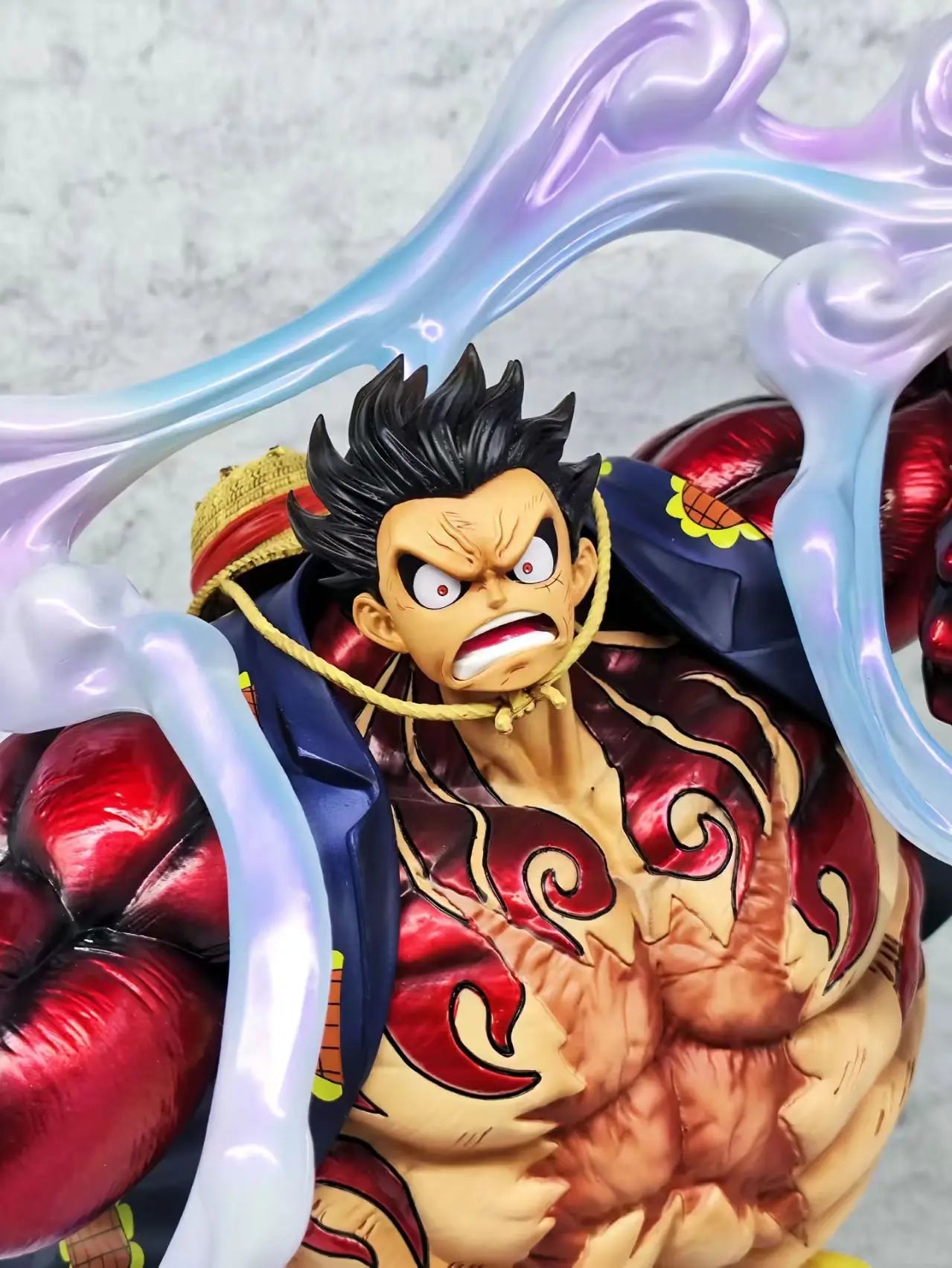 Статуя JT ONE PIECE Monkey D Luffy Аниме фигурка JT 40см Gear 4 Luffy фигурка PVC статуя Колекция Модел Декорация Подаръчна играчка