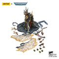 JOYTOY 1/18 Action Figures Mortarion Daemon Primarch of Nurgle with Ancient weapons‘The Lantern' and ‘Silence' Collectible Toys