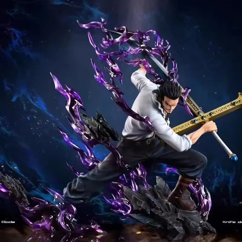 30cm One Piece Dracule Mihawk Figure One Piece Anime Figures Pvc Statue Desktop Ornament Collectible Model Toys For Kids Gifts