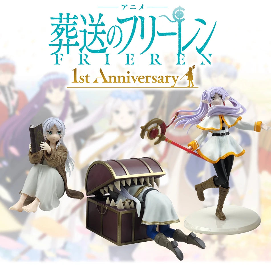 Frieren Beyond Journey's End Frieren Anime Figure Desktop Cute no night-suit Frieren Action Figure Figurine Model Doll Toy
