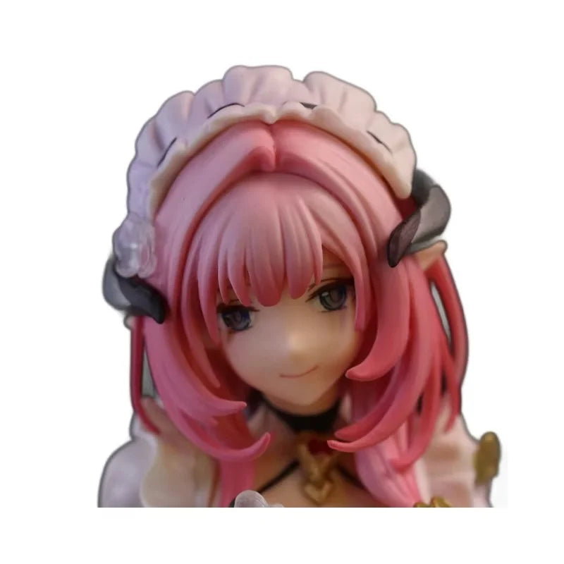 Damomaru Elysia Pink Sweetheart Housemaid Collectible Action Figure - Beautiful Girl Theme Garage Kit Toy for Game Fans