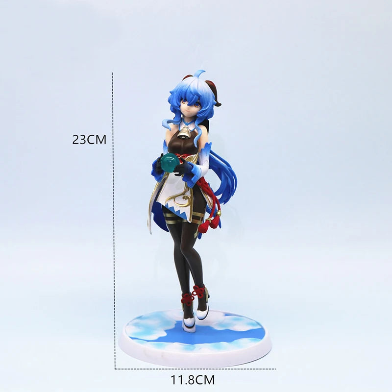 19CM Genshin Impact Zhongli Xiao Anime Figure PVC Action Figure Model Sculpture Hand-made Desktop Decoration Children Gifts
