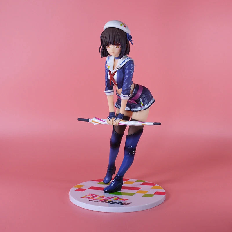 Saekano How to Raise a Boring Girlfriend Kato Megumi Racing Ver. PVC Action Figure Anime Figure Model Toys Doll Gift