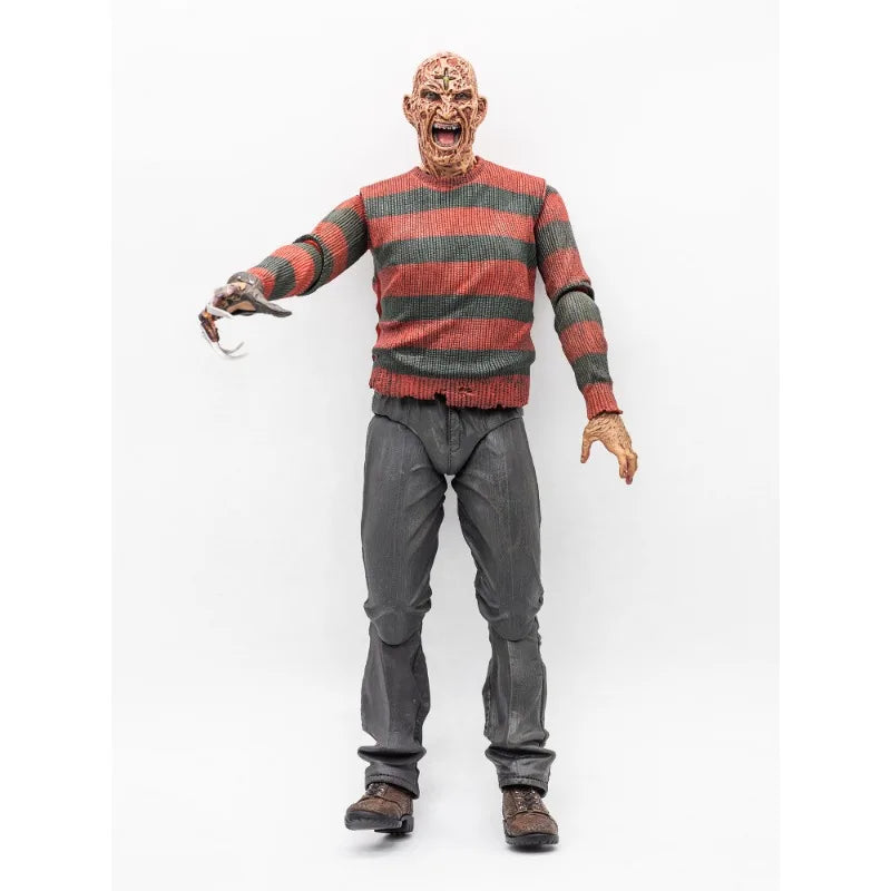 1/4 Nightmare Ghost Street Fredy Revenge Movable Joint Action Figure 45cm Devil Replacable Wears Model Toys Collect Ornaments
