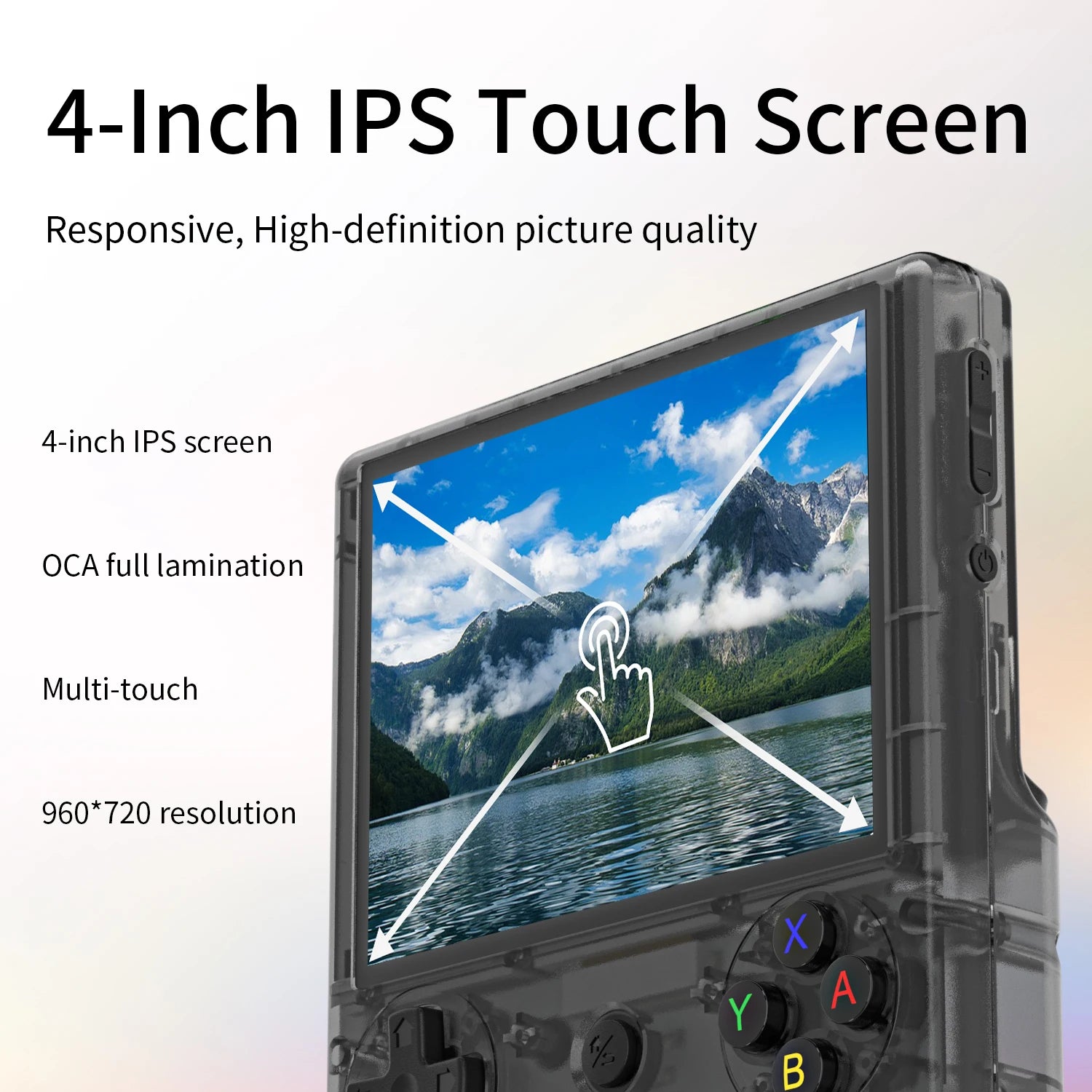 Anbernic RG 406V Retro Handheld Games Console 4"IPS Multi-touch WIFI RGB Ligh 3D Hall Joystick 5500mAh RG406V Video Games Player