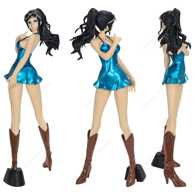 One Piece Figure Nico Robin Dressrosa Style Glitter Glamours Collectible Model Toy PVC Action Figures Robin Two Years Later Doll