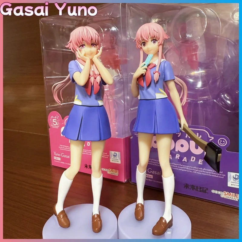 [In Stock] Original Instock 17cm Mirai Nikki Gasai Yuno Anime Action Figure Ordinary Version Special Version Model Desktop Toy