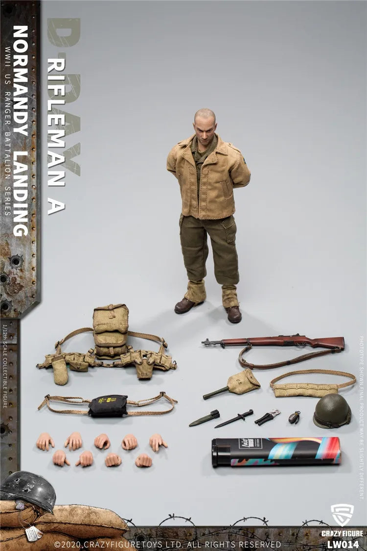 [Shipping Quickly] High Quality 1/12 Male Warrior Crazy Figure LW011-018 Full Set 6inch Action Figure Model Toys Collectible
